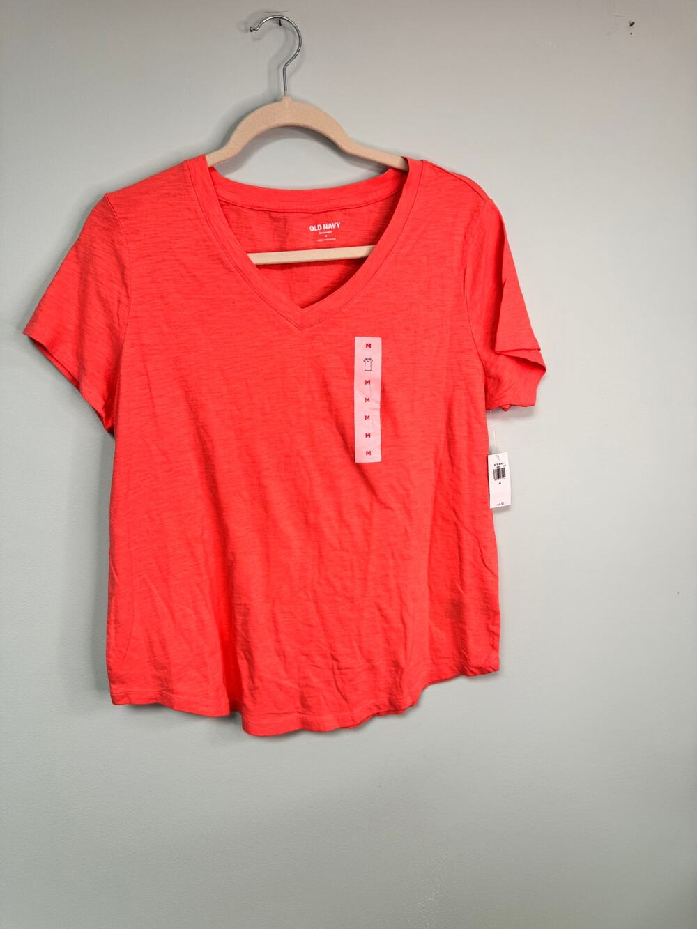 NWT! Old Navy V-Neck Short Sleeve Top - Pink - Medium